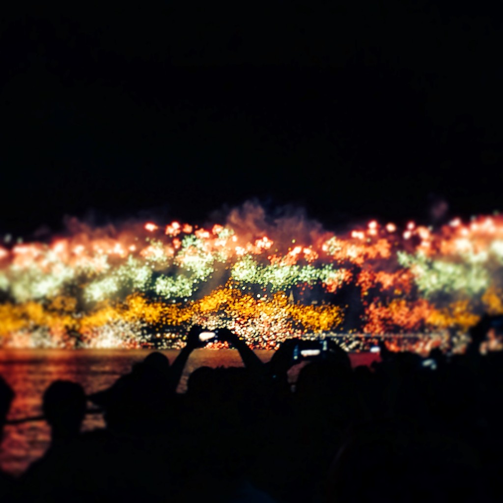 Fireworks Brooklyn Bridge