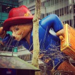 Paddington Bear float at Macys Thanksgiving Parade