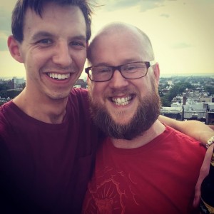 Sam and Simon on rooftop