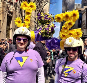 Jay Z at Easter hat parade in New York