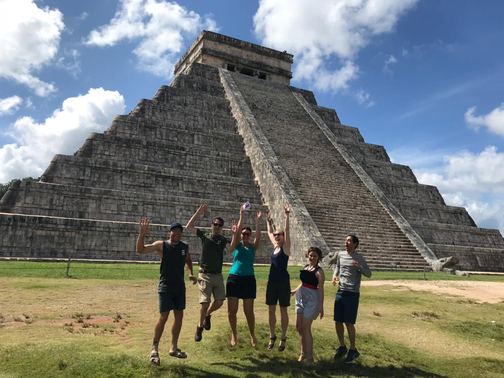 Mayan pyramid, wonder of the world