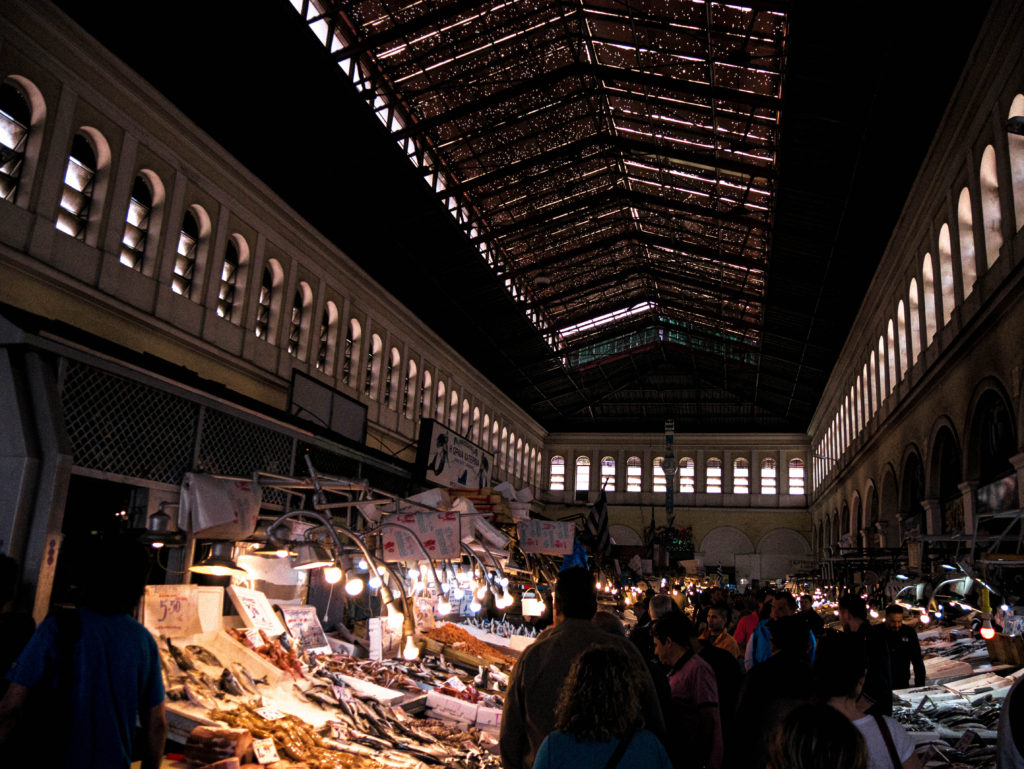 Fish market in Athens