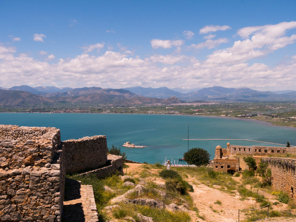 View from Palamidi Fort overlooking Nafplio