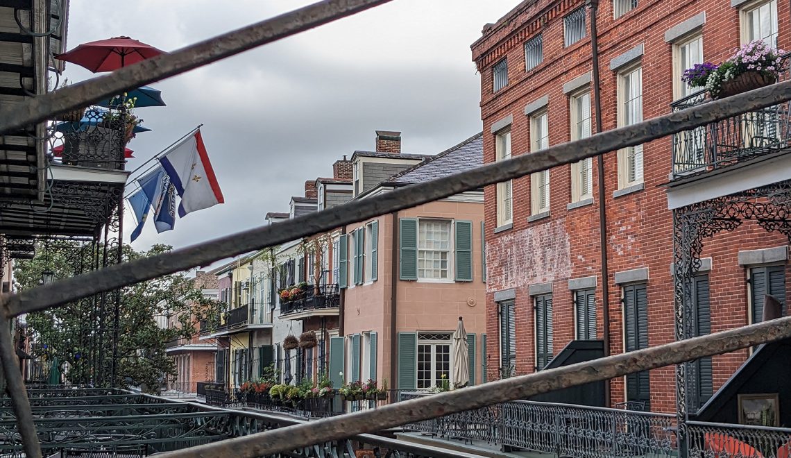 New Orleans from Muriels balcony